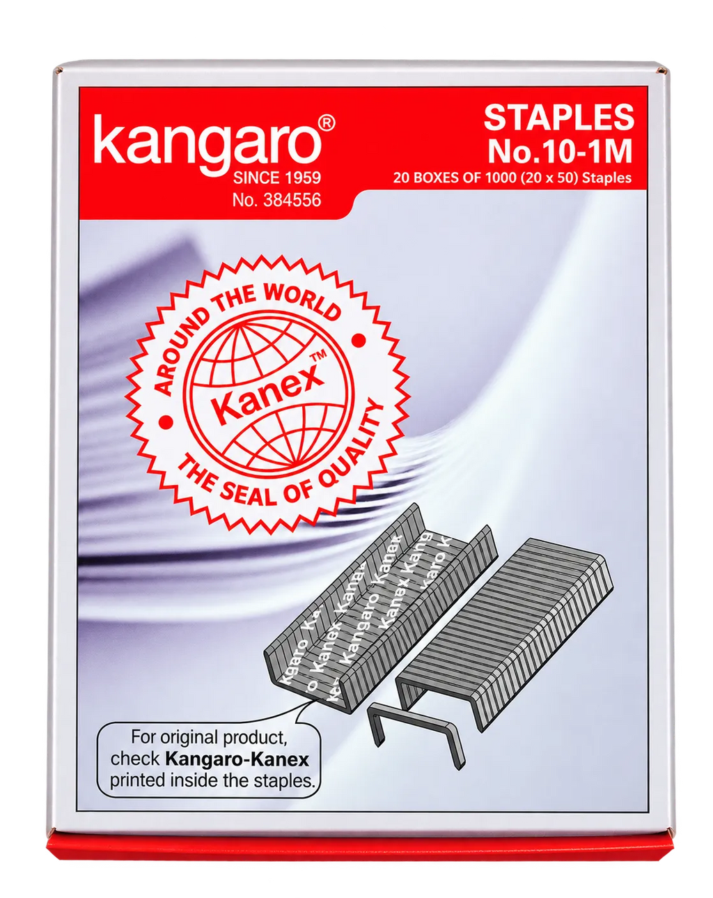 Kangaro No. 10-1M Staples – 1,000 Stapler Pins
