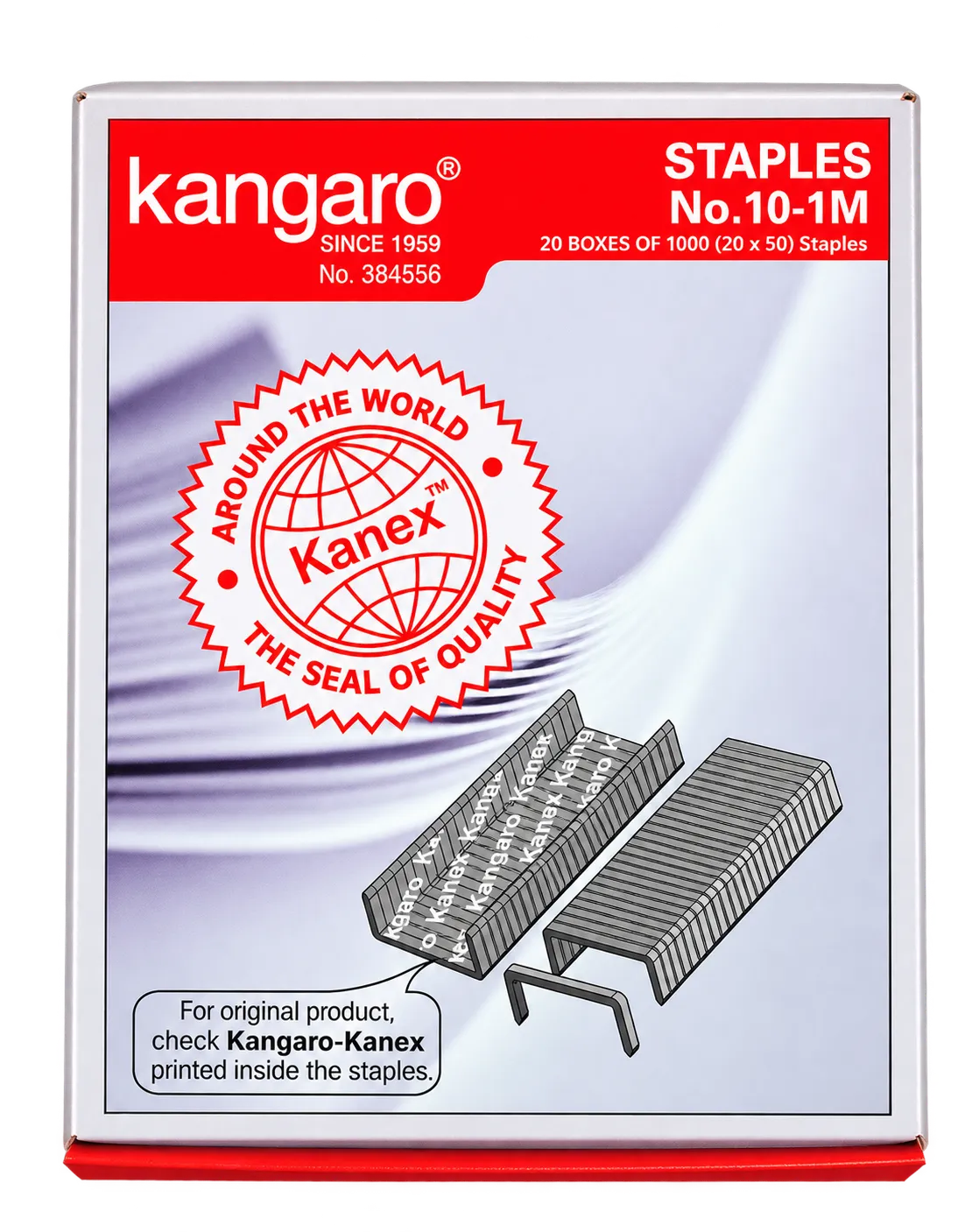Kangaro No. 10-1M Staples – 1,000 Stapler Pins