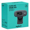 Logitech C270 HD Webcam – 720p HD Video Calling with Built-in Microphone
