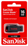 SanDisk Cruzer Blade 16GB USB 2.0 Flash Drive