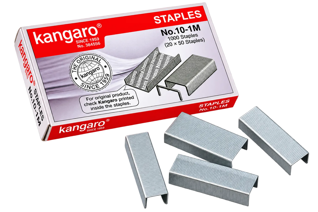 Kangaro No. 10-1M Staples – 1,000 Stapler Pins