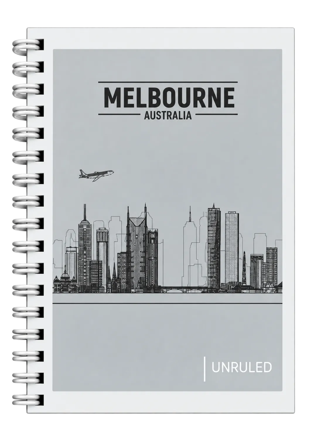 Officeneed Unruled Wiro Book Flexible - City's