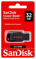 SanDisk Cruzer Blade 32GB USB 2.0 Flash Drive