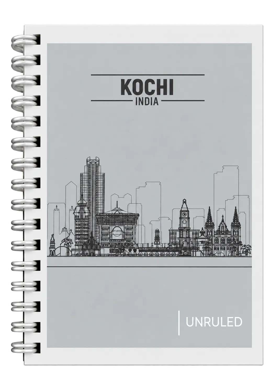 Officeneed Unruled Wiro Book Flexible - City's