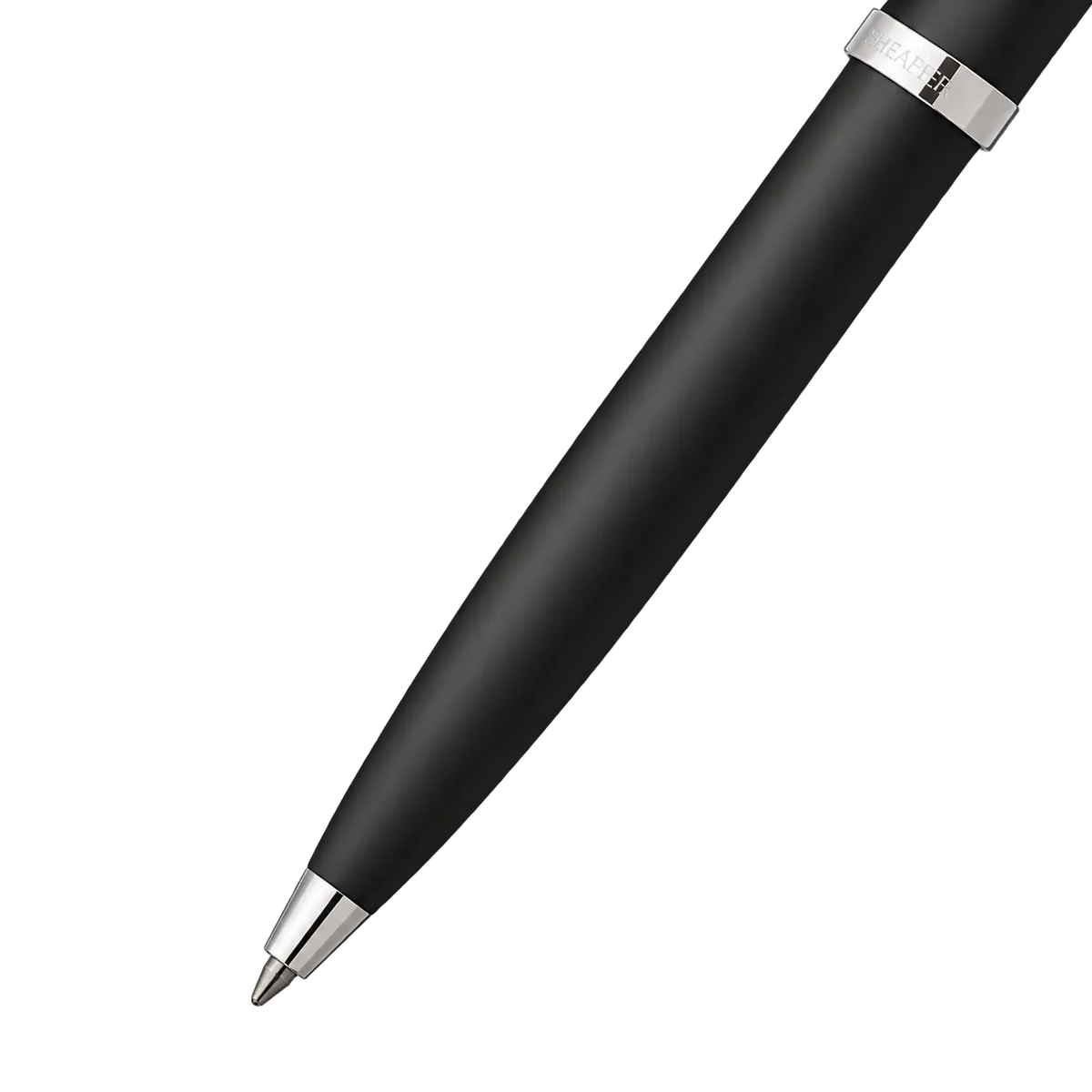 Sheaffer Gift Set 100 Ballpoint Pen with Business Card Holder Matte Black with Chrome Trims