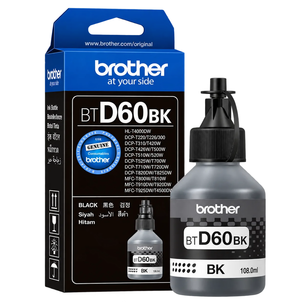 Brother BTD60BK Black Ink Bottle