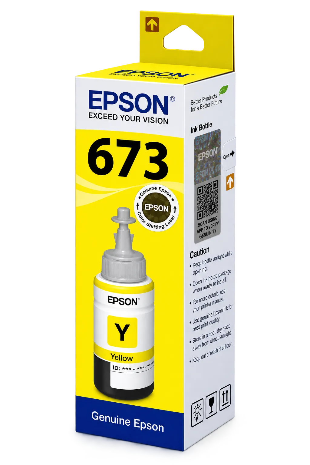 Epson Yellow 70 ml Ink Bottle T6734 - 673