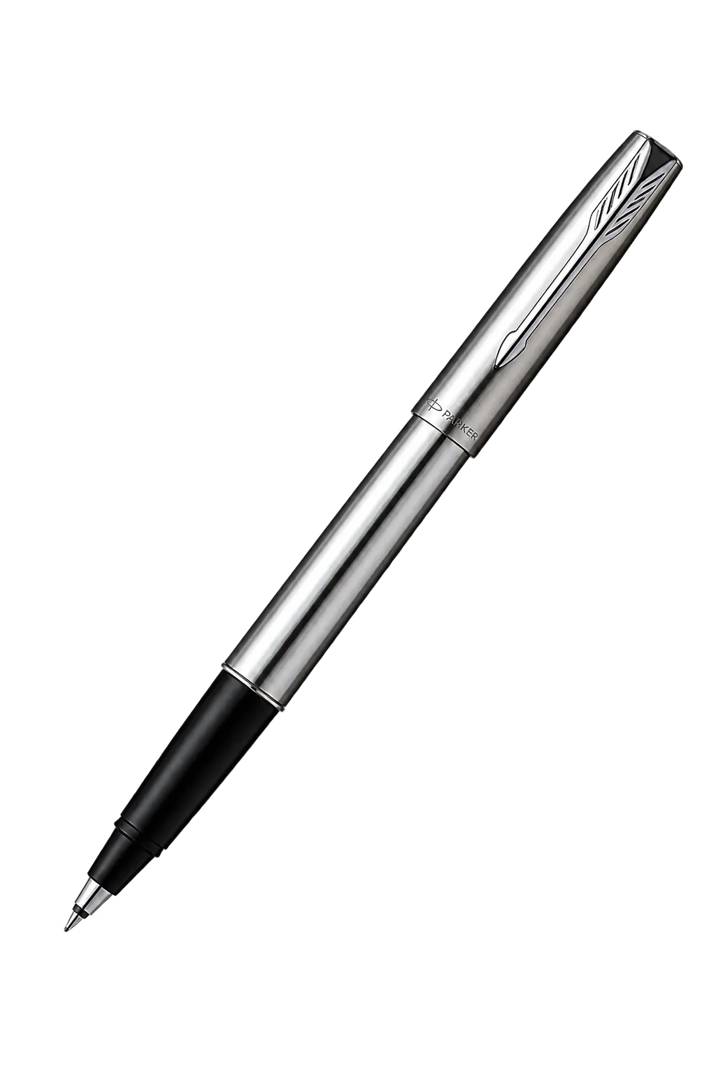 Parker Frontier Stainless Steel Chrome Trim Rollerball Pen