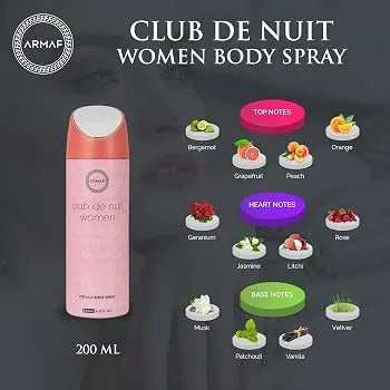 Armaf Club de Nuit Women Perfume Body Spray – 200ml
