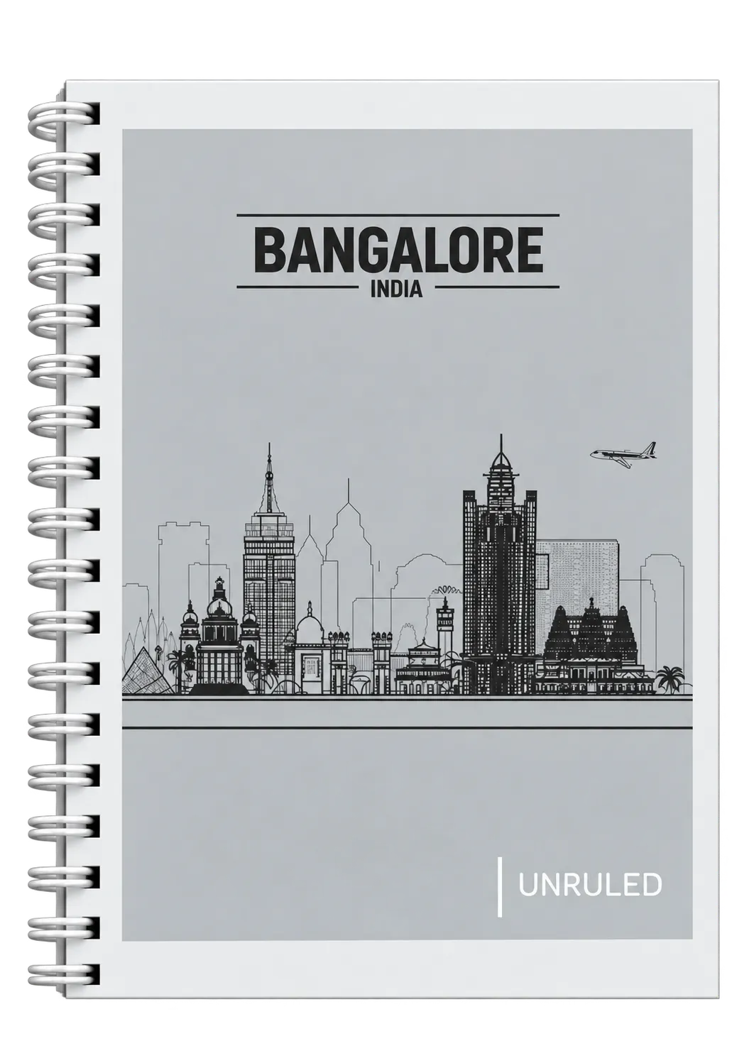 Officeneed Unruled Wiro Book Flexible - City's