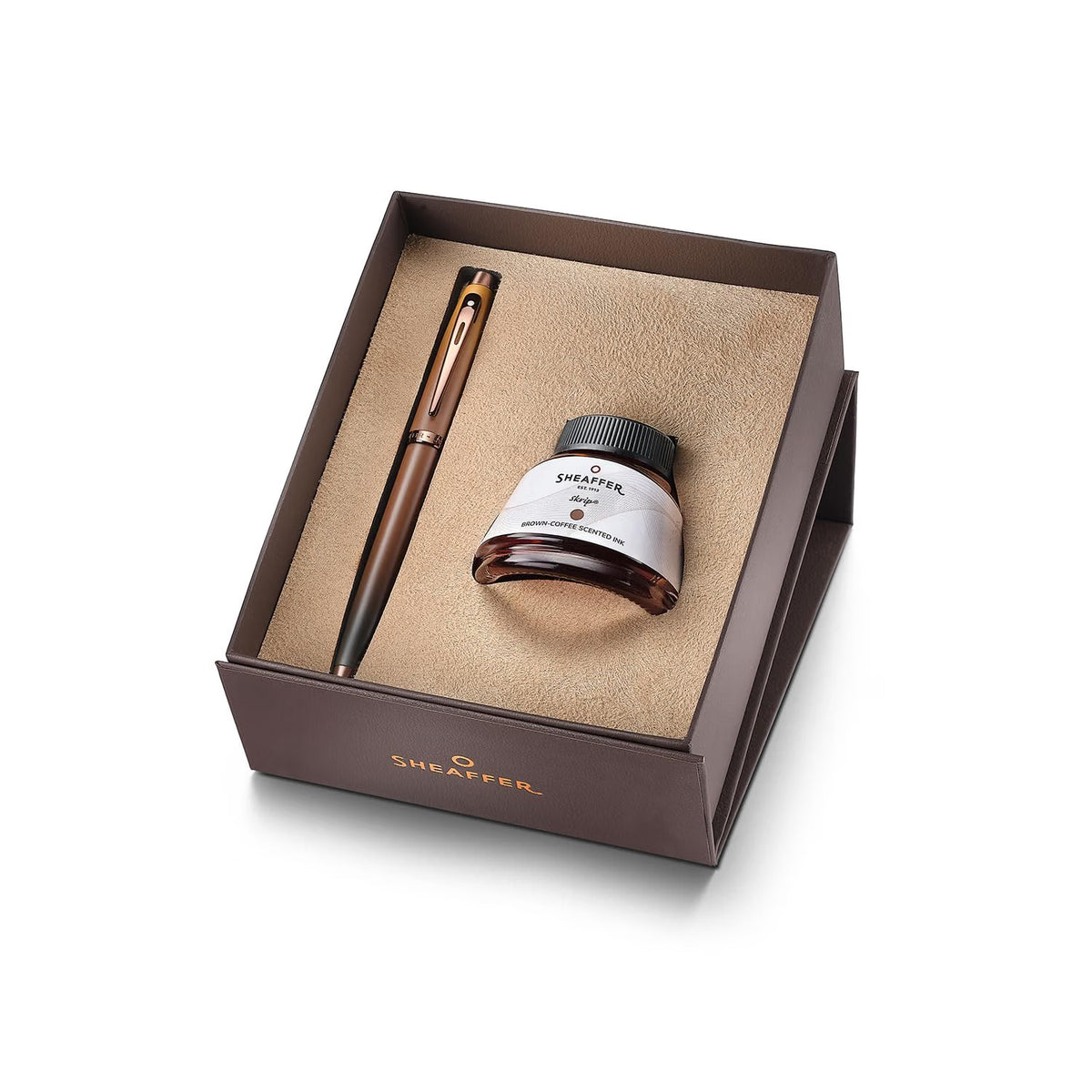 Sheaffer 100 Gift Set 9374 Coffee Edition Fountain Pen