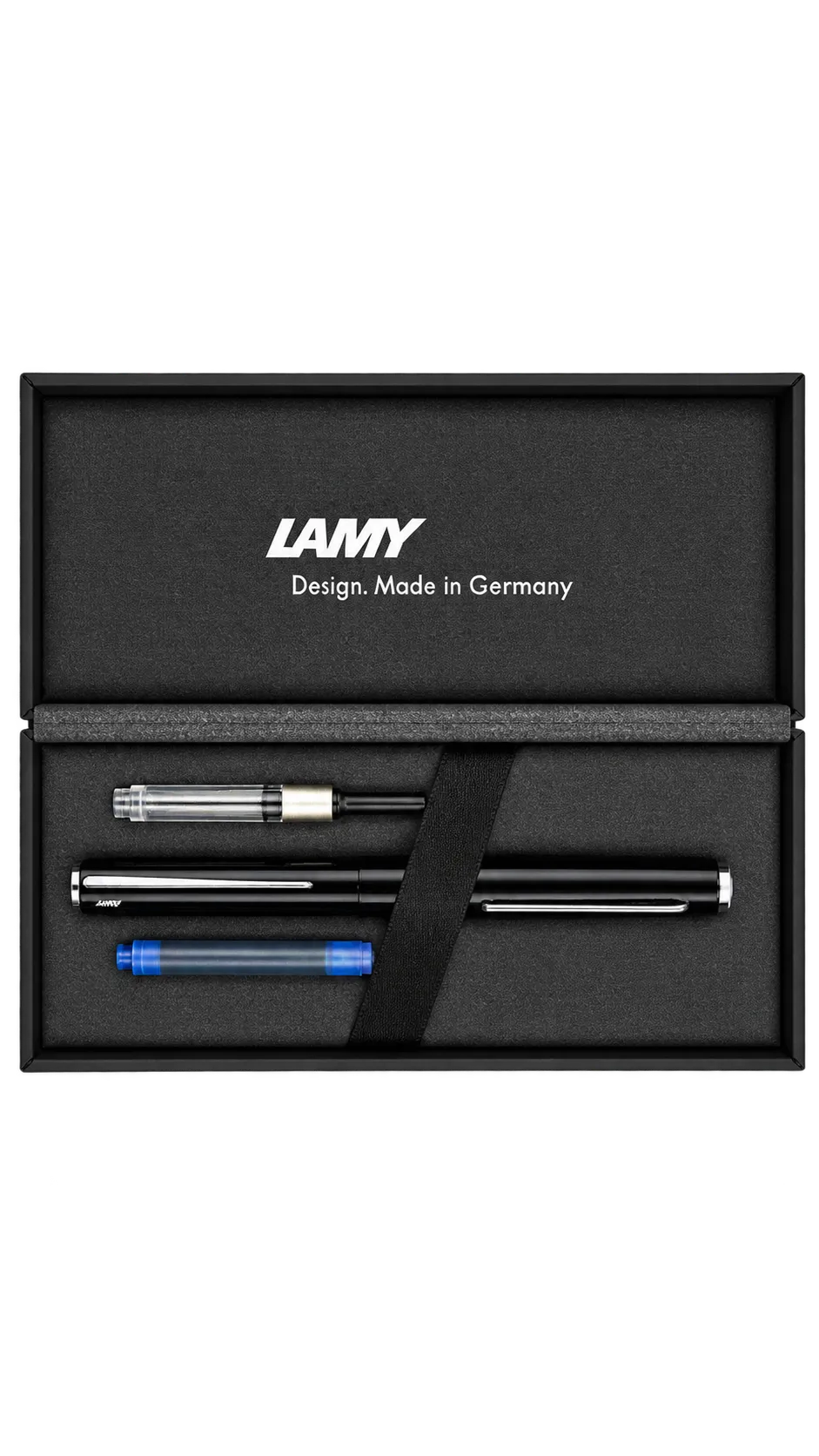 LAMY Studio Fountain Pen – Piano Black with T10BL Gold Nib