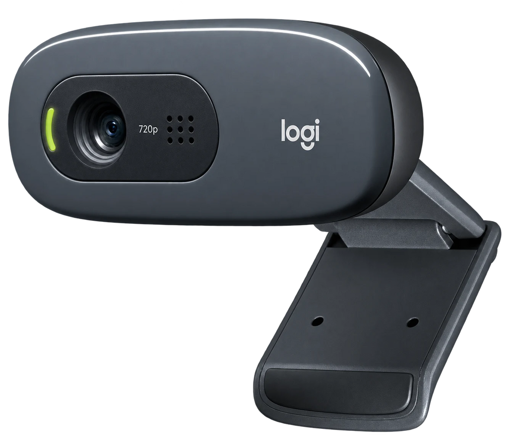 Logitech C270 HD Webcam – 720p HD Video Calling with Built-in Microphone