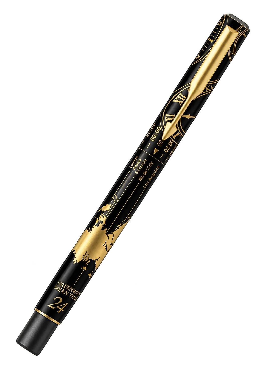 Parker Vector Timecheck Limited Edition Gold Trim Rollerball Pen