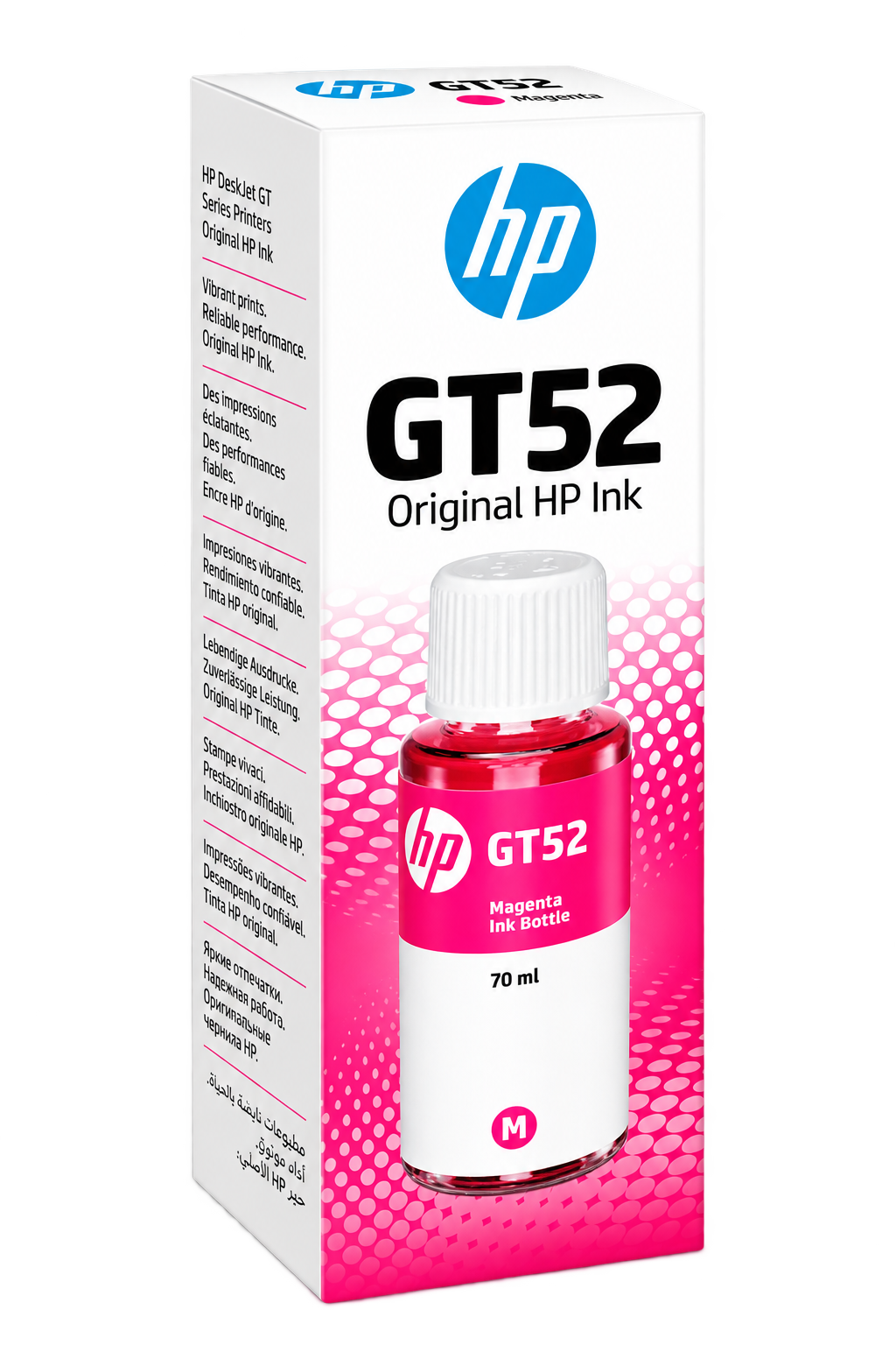 HP GT52 70-ml Magenta Original Ink Bottle