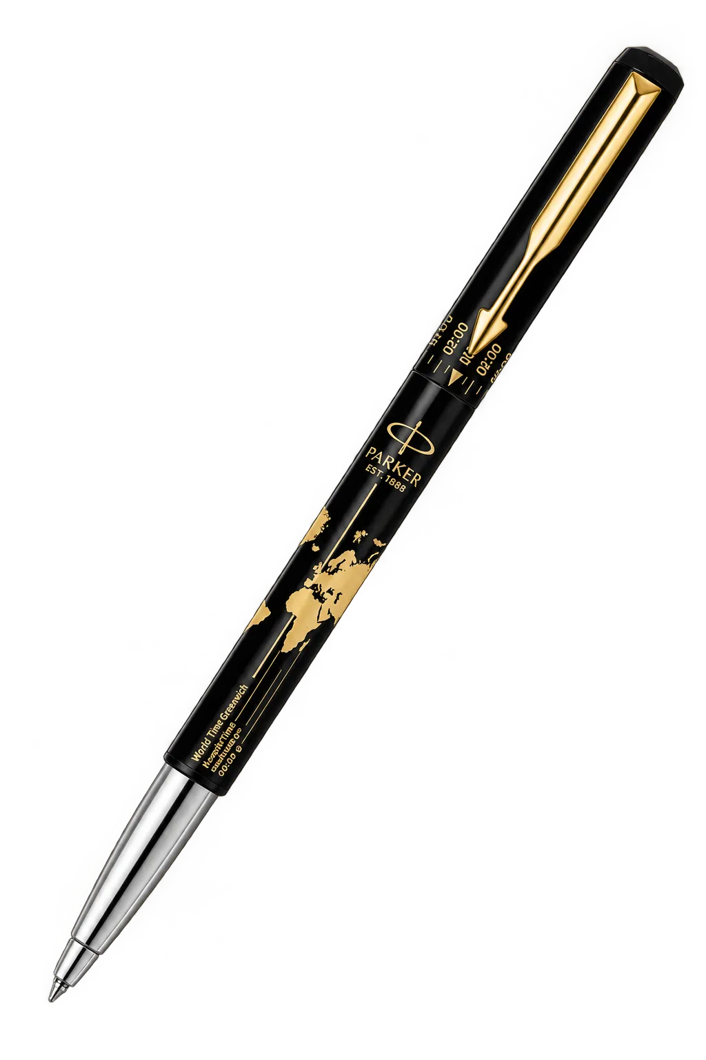 Parker Vector Timecheck Limited Edition Gold Trim Rollerball Pen