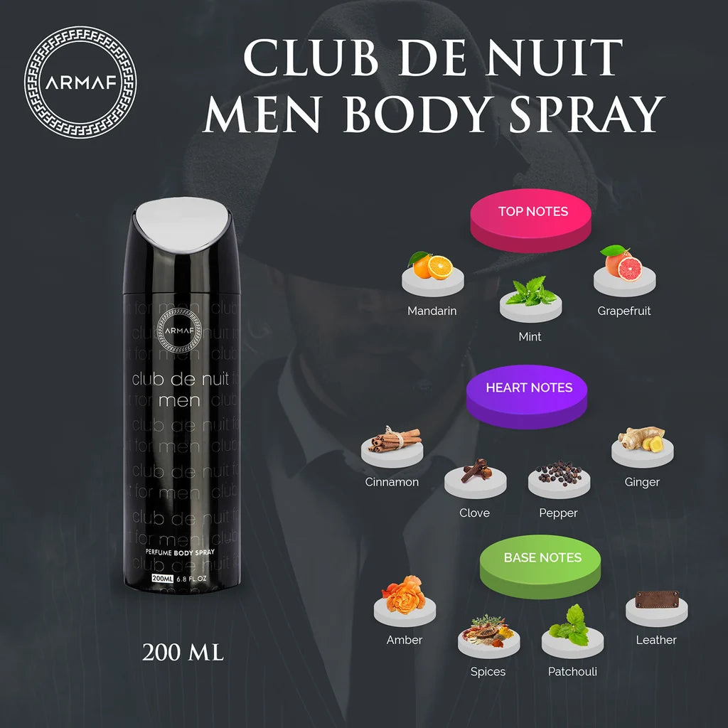 Armaf Club de Nuit Intense Man Perfume Body Spray – 200ml