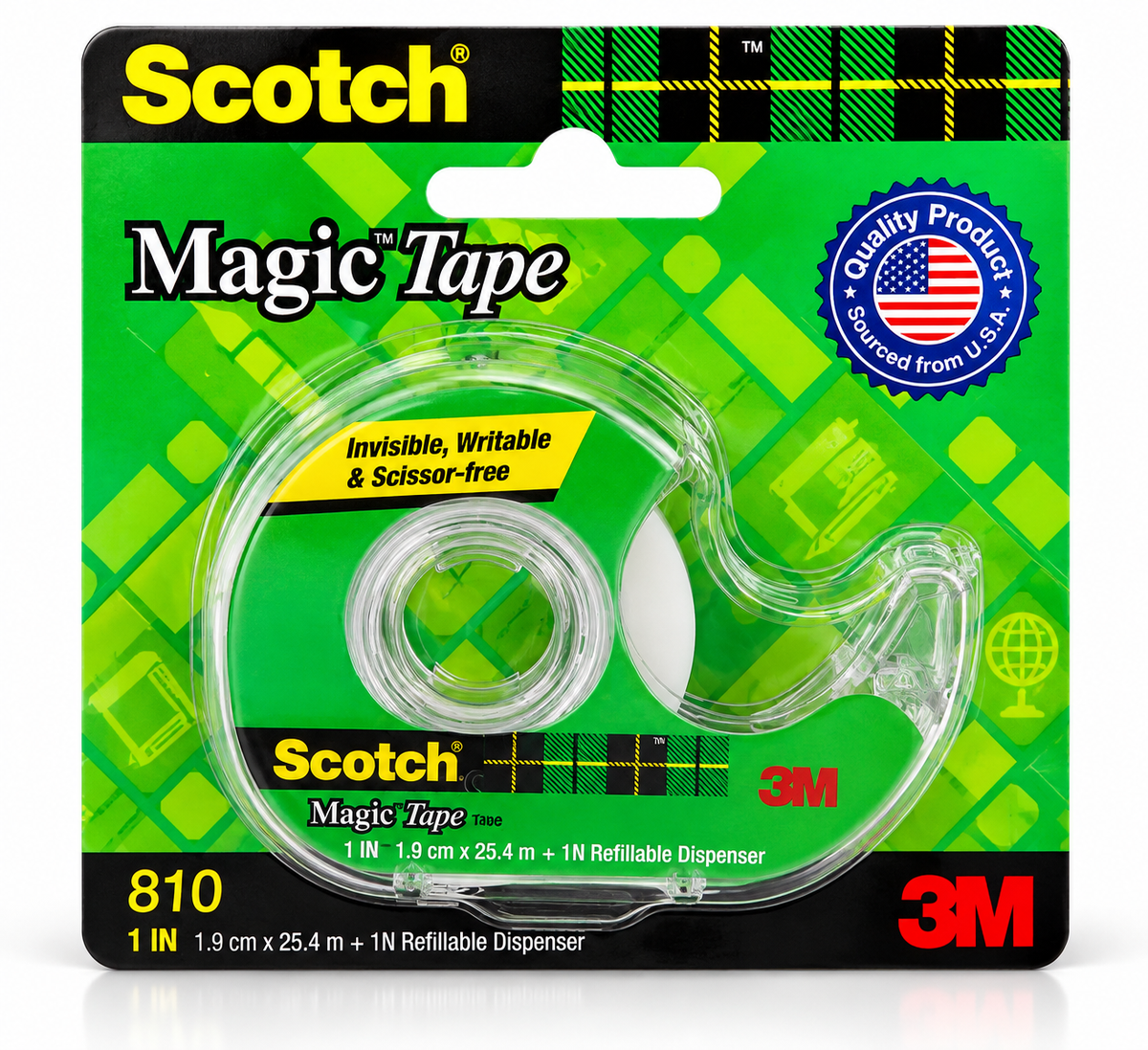 Scotch Magic Tape 810 Series with Refillable Dispenser