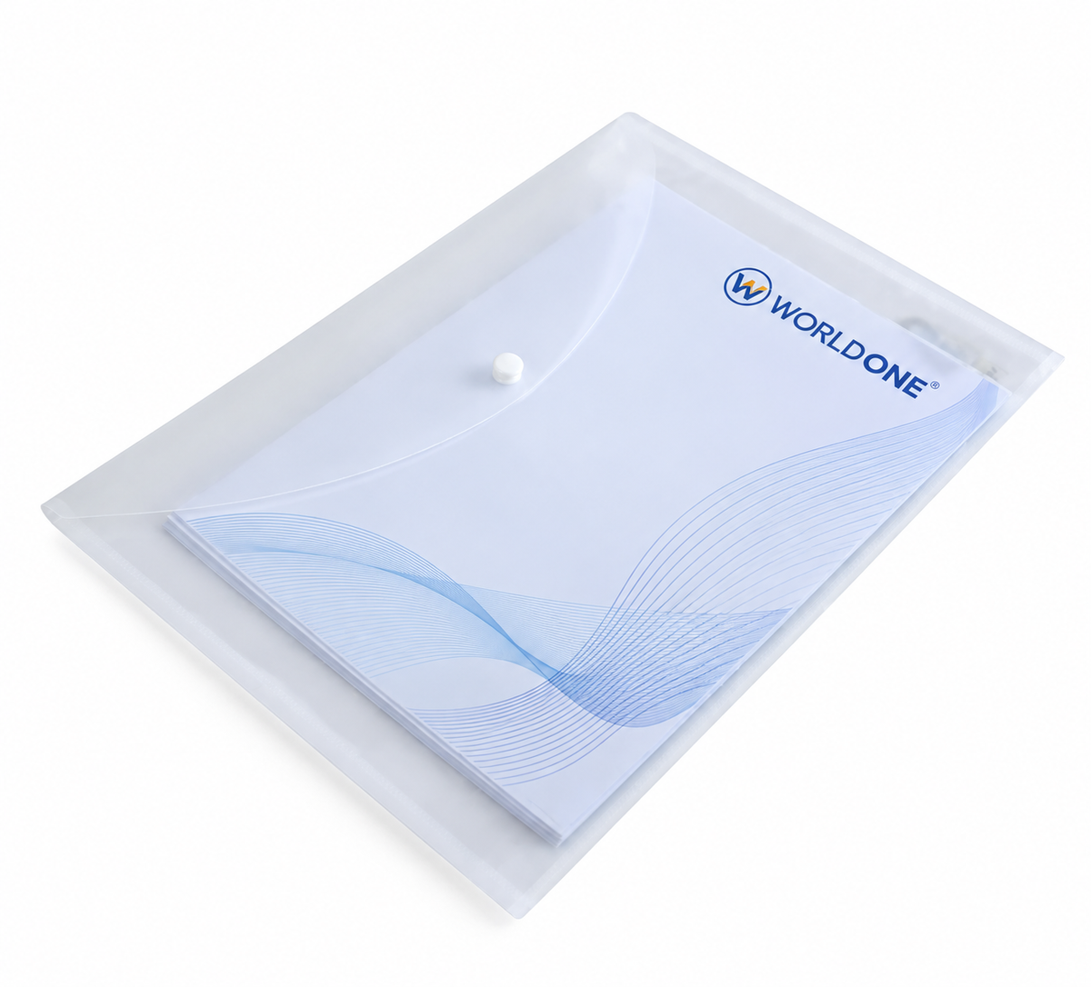 Worldone Clear Documents File Folder