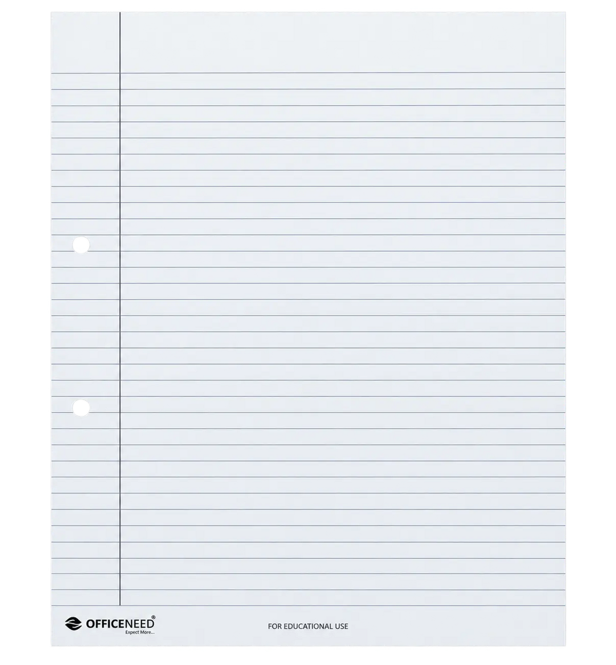 Practical Sheets for College – One Side Ruled, 50 Sheets