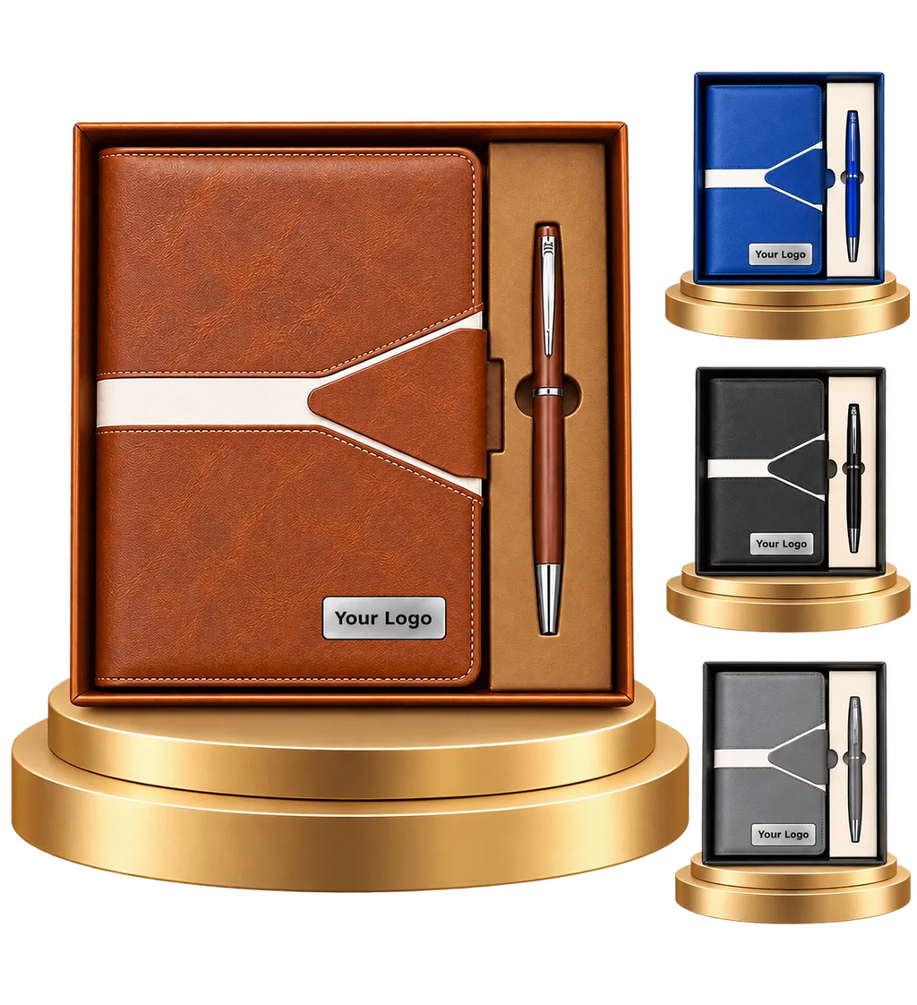 Premium Planner Diary & Metal Pen Gift Set - H986