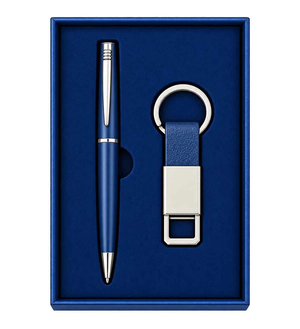 Premium 2-in-1 Metal Pen & Hook Keychain Gift Set