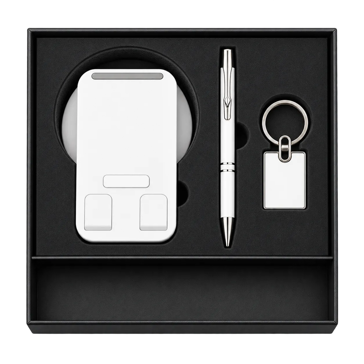 Premium 3-in-1 Mobile Stand, Pen & Keychain Gift Set