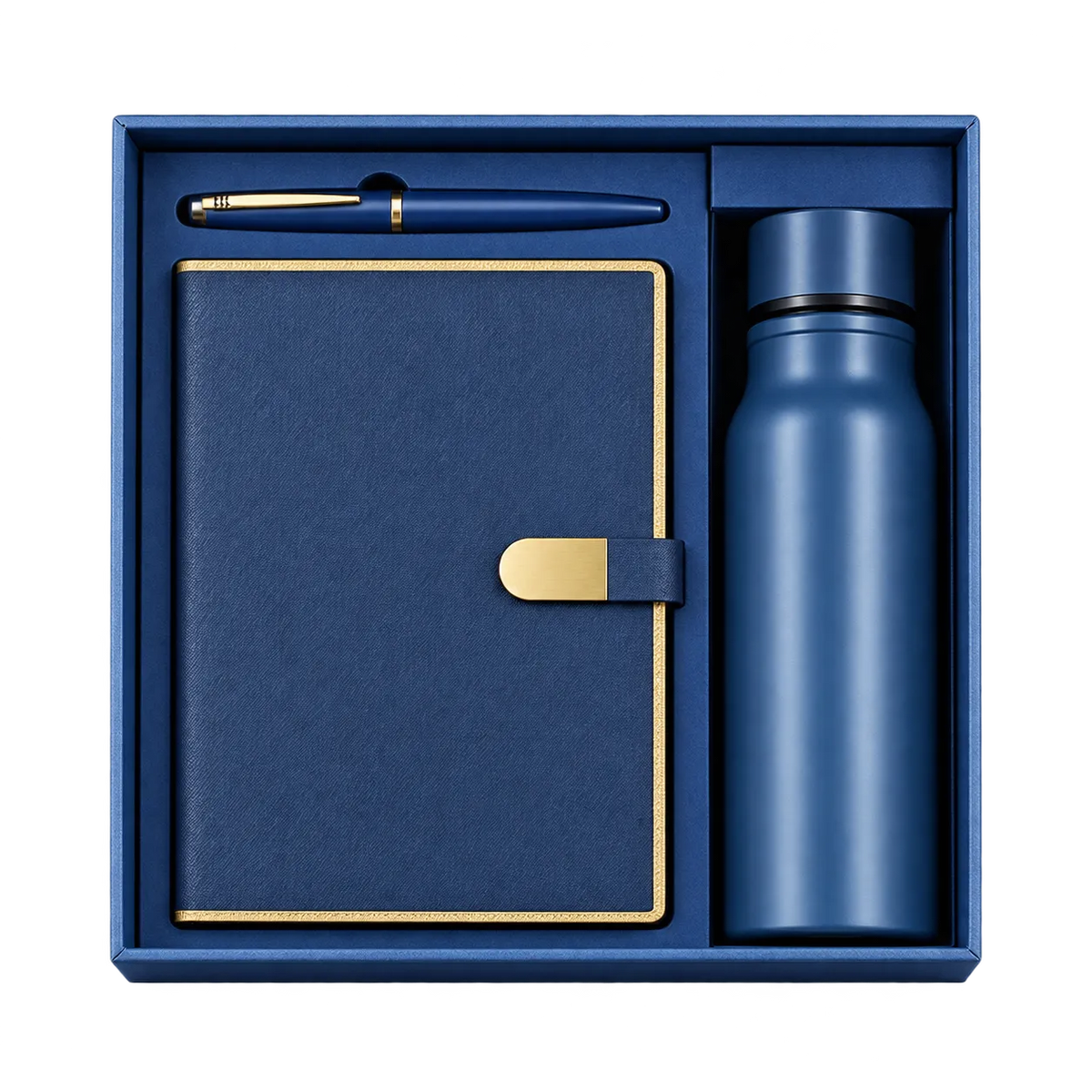 Premium 3-in-1 Diary, Bottle & Pen Gift Set