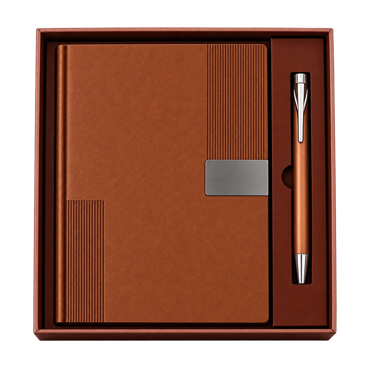 Premium A5 Notebook Diary & Metal Pen Gift Set