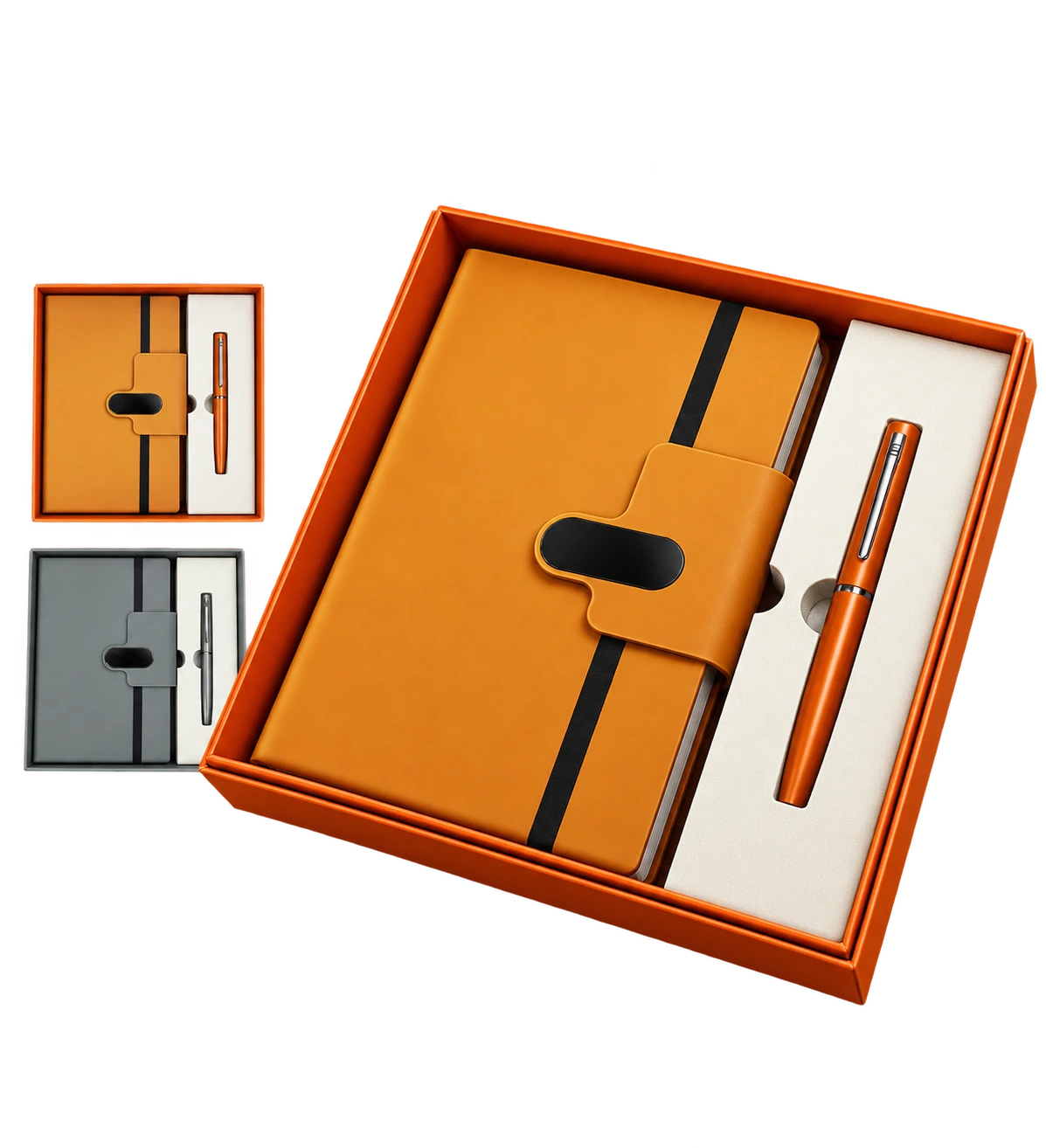Premium Leather Diary & Pen Gift Set - Executive Edition