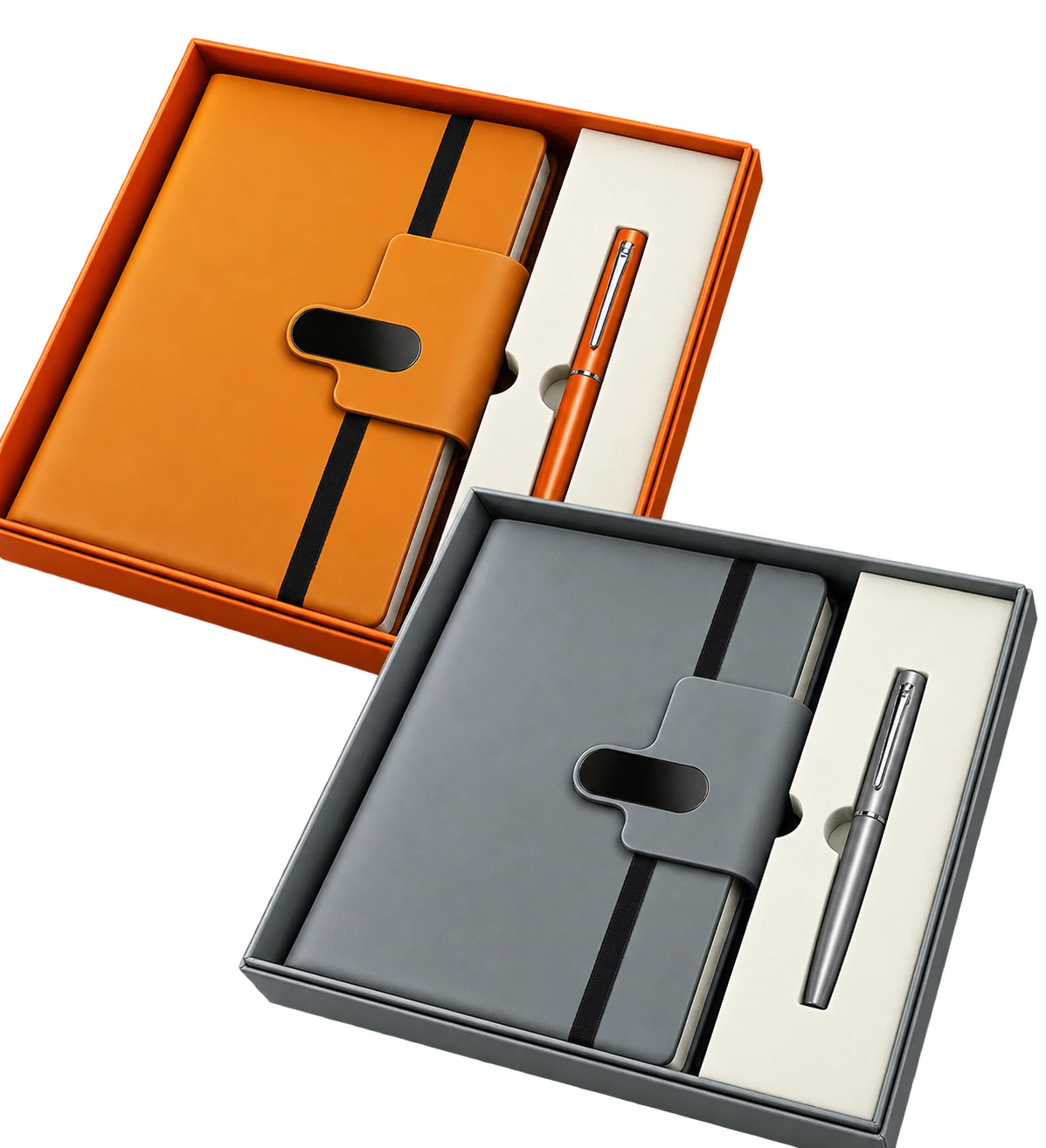 Premium Leather Diary & Pen Gift Set - Executive Edition