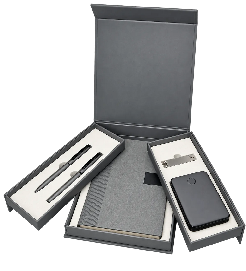 Premium 5-in-1 Executive Gift Set with Power Bank & OTG - H998