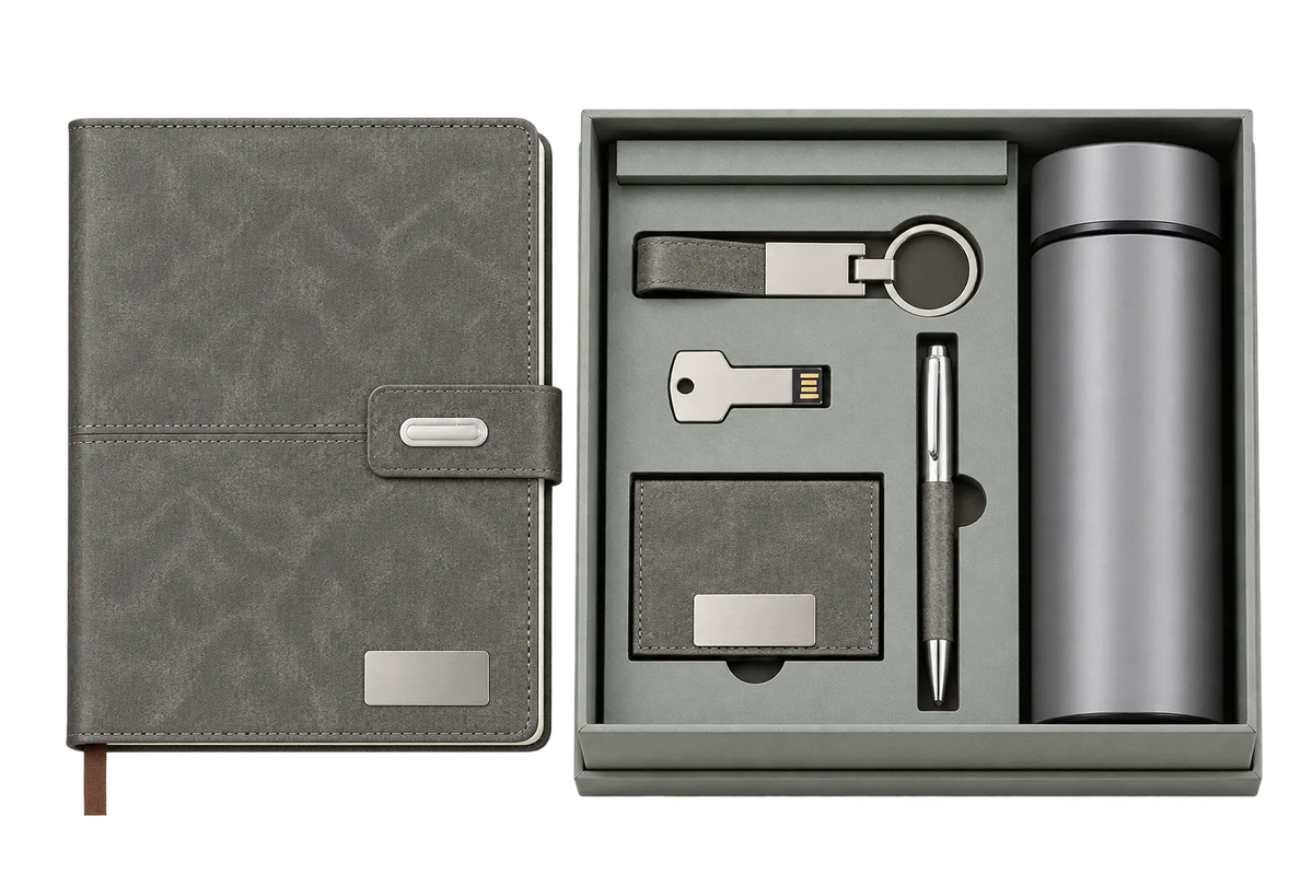 Premium 6-in-1 Executive Gift Set with 16GB Pendrive