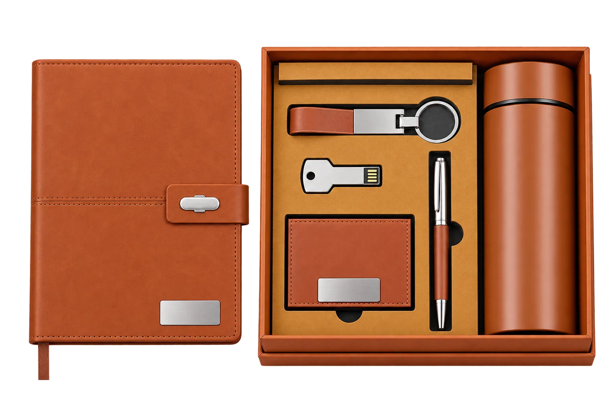 Premium 6-in-1 Executive Gift Set with 16GB Pendrive
