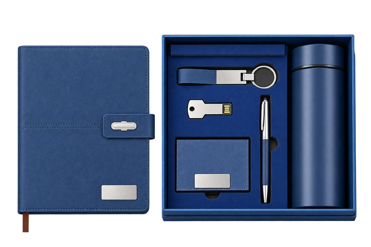 Premium 6-in-1 Executive Gift Set with 16GB Pendrive