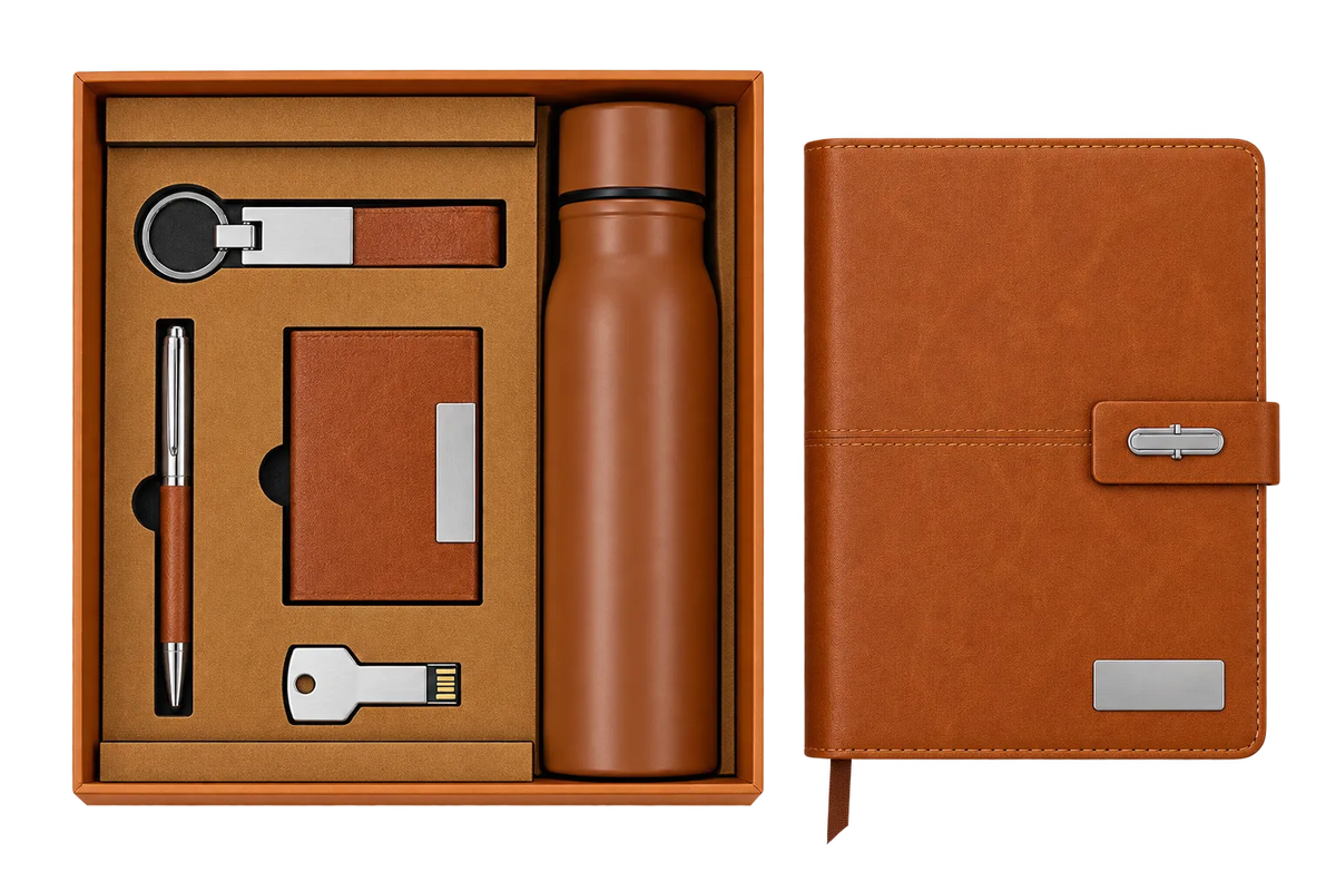 Premium 6-in-1 Executive Gift Set with 16GB Pendrive