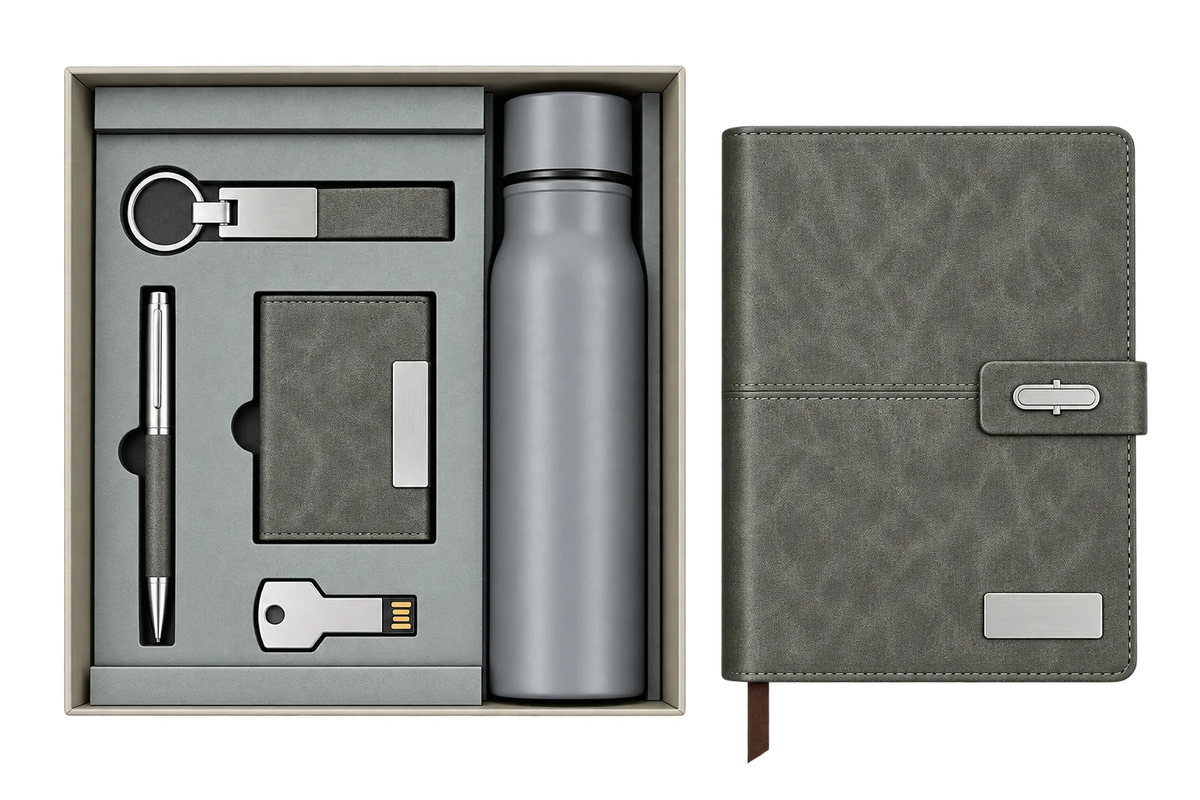 Premium 6-in-1 Executive Gift Set with 16GB Pendrive