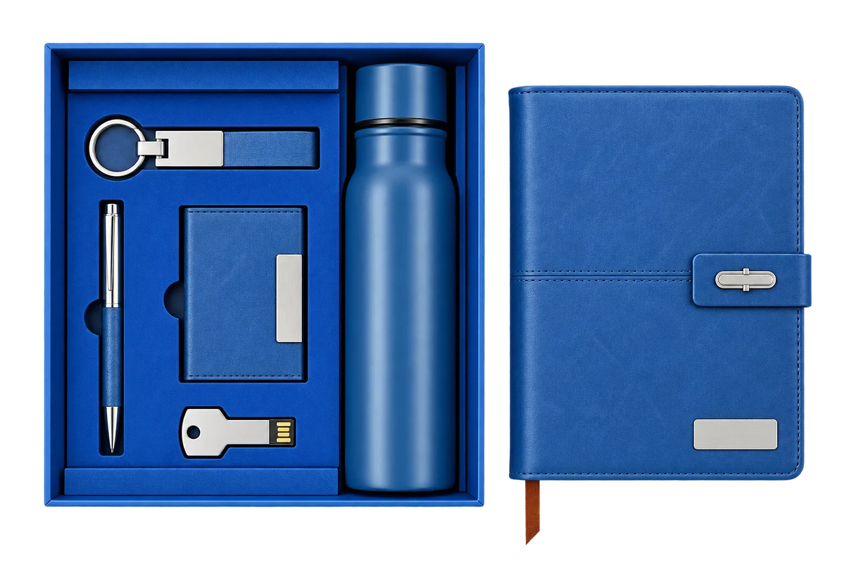 Premium 6-in-1 Executive Gift Set with 16GB Pendrive