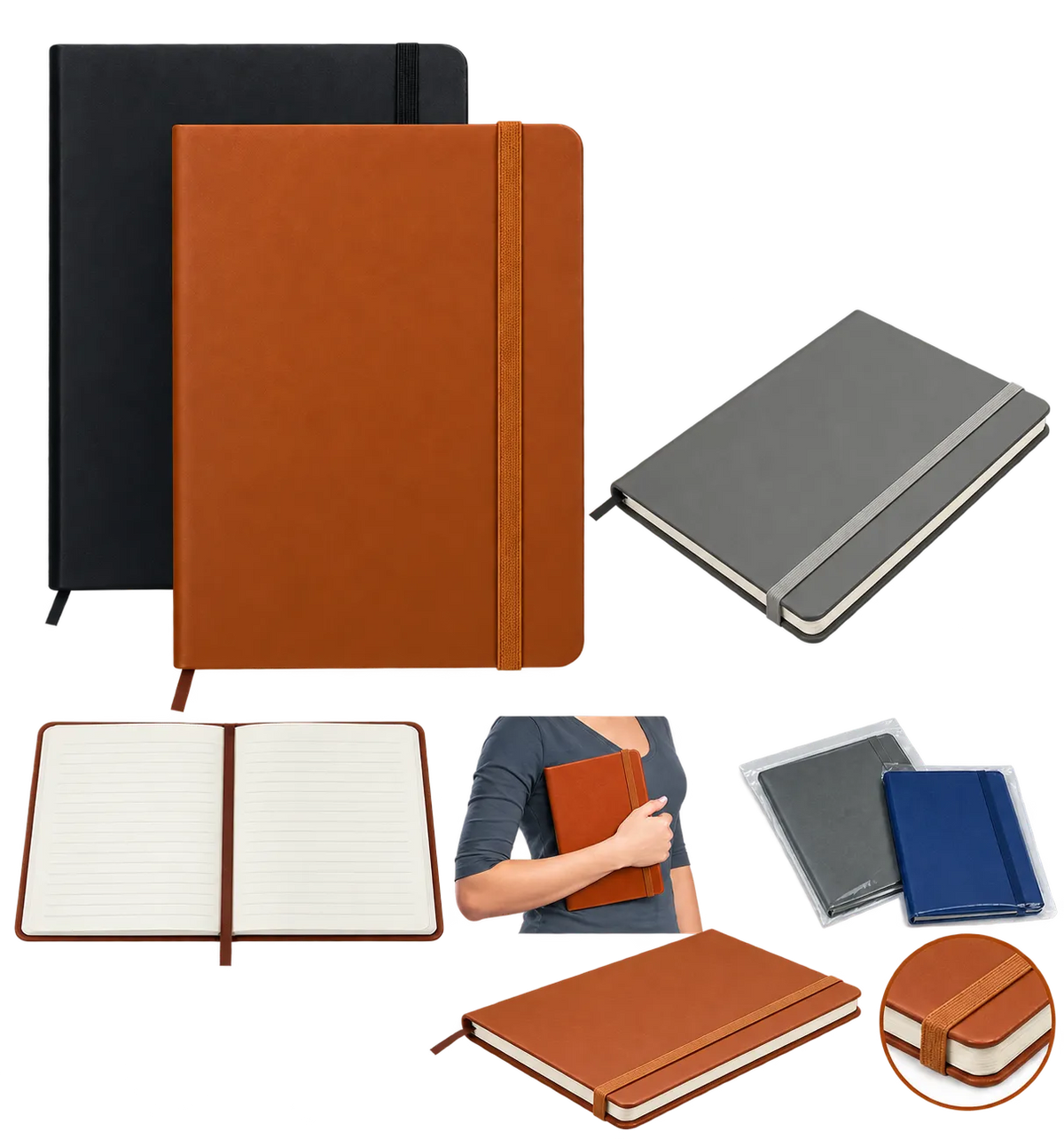 Premium A5 PU Leather Notebook Diary