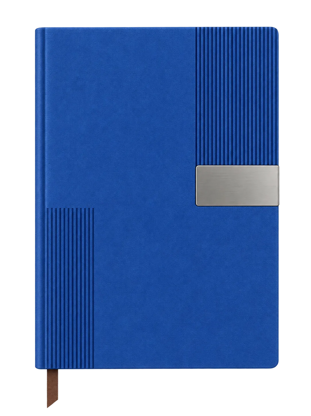 Premium A5 PU Leather Notebook Diary With Metal Logo Plate