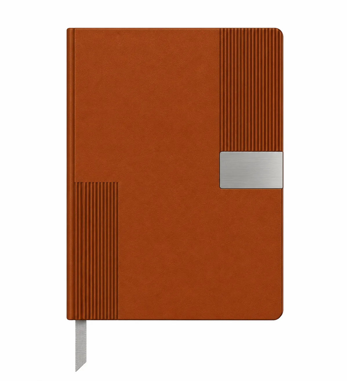 Premium A5 PU Leather Notebook Diary With Metal Logo Plate