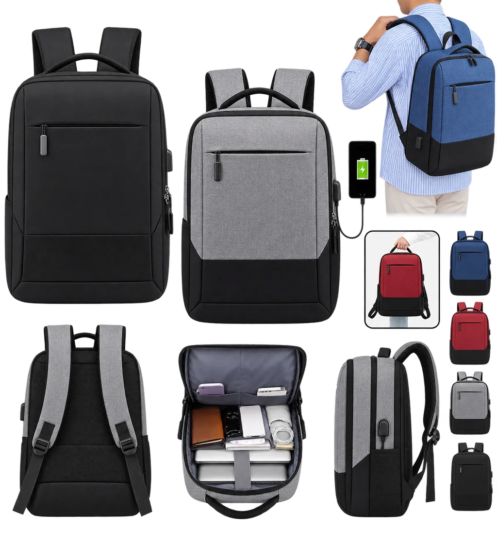 Premium Travel Laptop Backpack with USB Charging Port