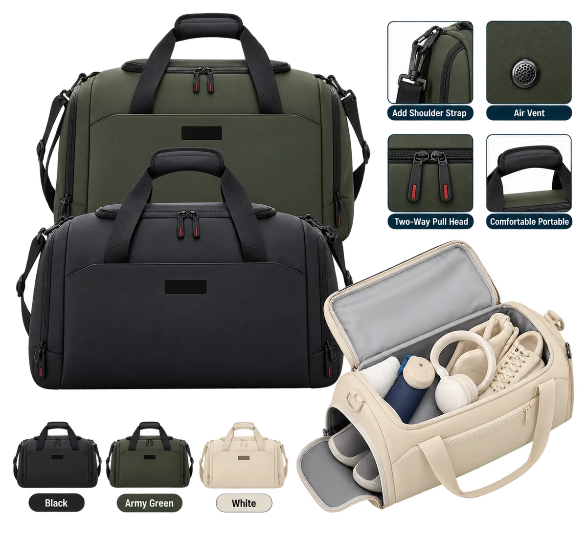 Premium Sports Travel Duffle Bag
