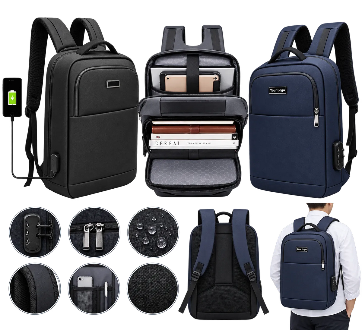 Premium Anti-Theft Laptop Backpack