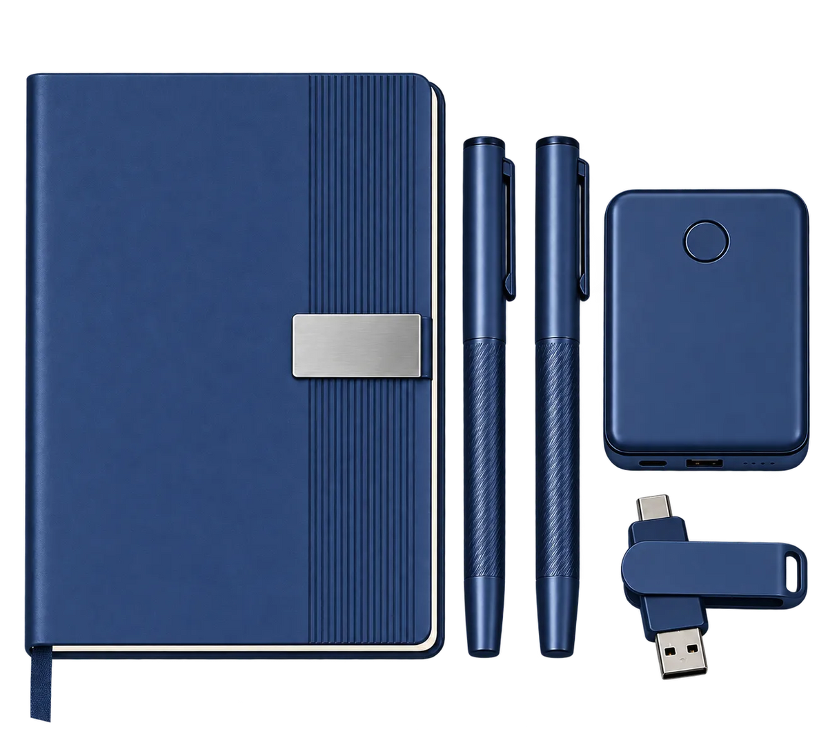 Premium 5-in-1 Executive Gift Set with Power Bank & OTG - H998