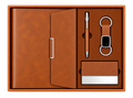 Premium 4-in-1 Executive Diary, Pen, Keychain & Card Holder Set- H977