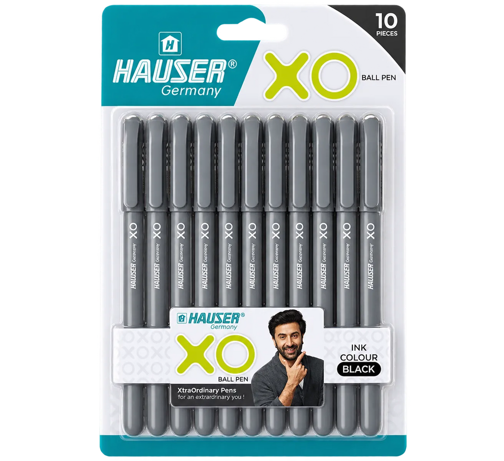 Hauser XO Ball Pen Blister Pack - Pack of 10