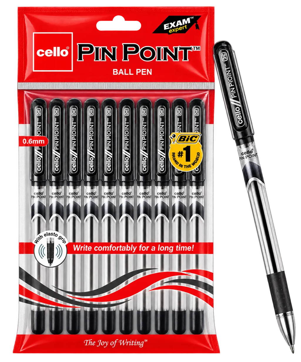 Cello Pinpoint Ballpoint Pens - Pack of 10