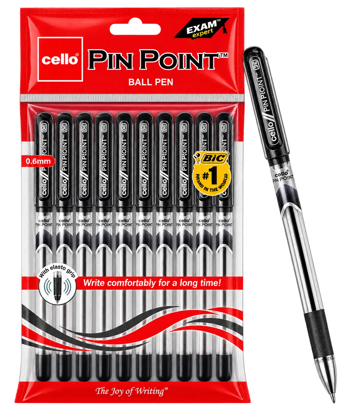 Cello Pinpoint Ballpoint Pens - Pack of 10
