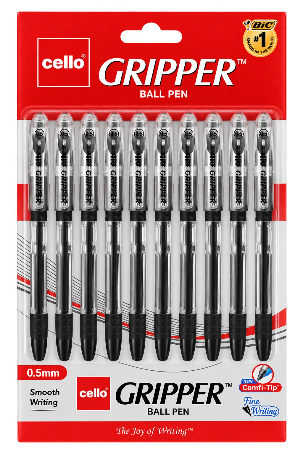 Cello Gripper Ballpoint Pen - Pack of 10